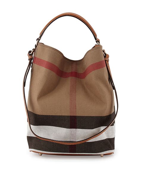 burberry ashby canvass|burberry ashby bucket bag.